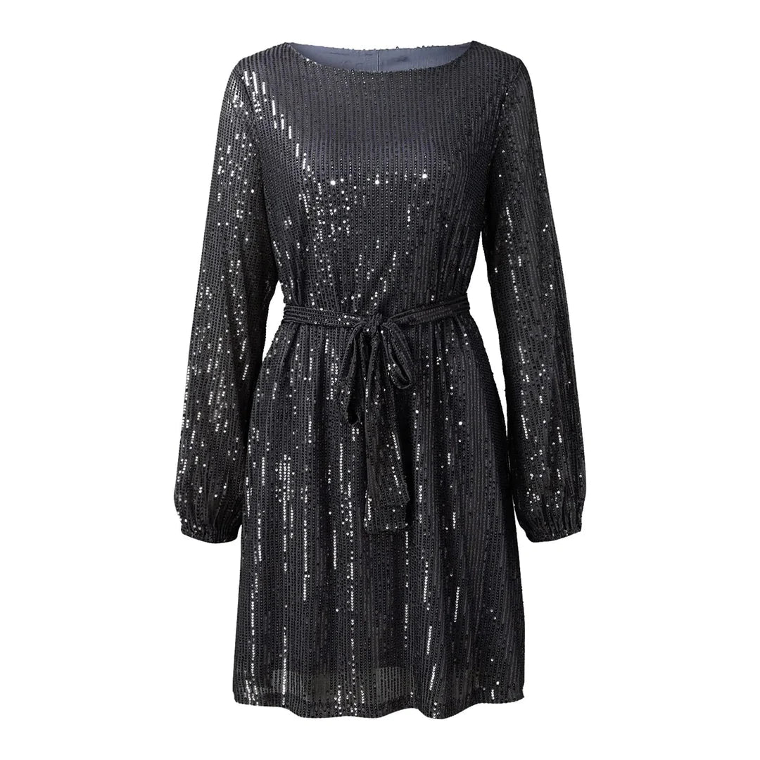 SONNET SEQUINED EVENING DRESS