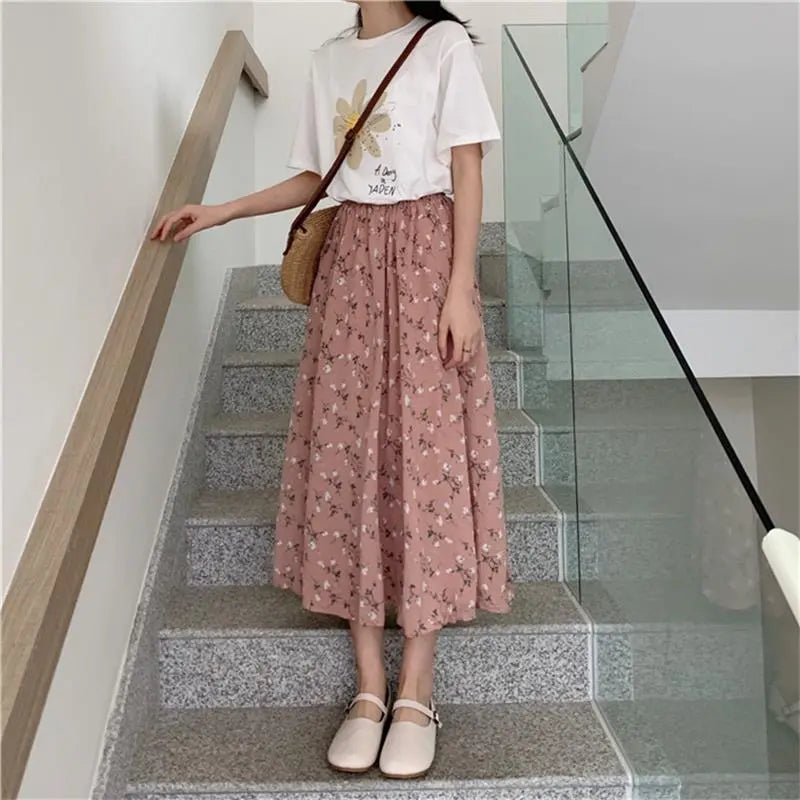 FLORAL VINTAGE SKIRT