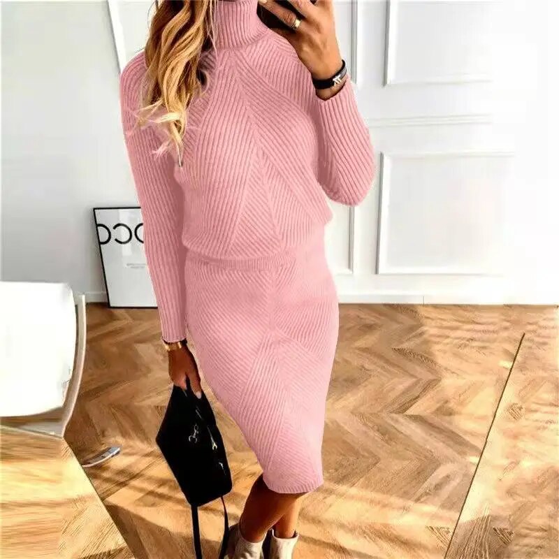 TURTLENECK SWEATER DRESS