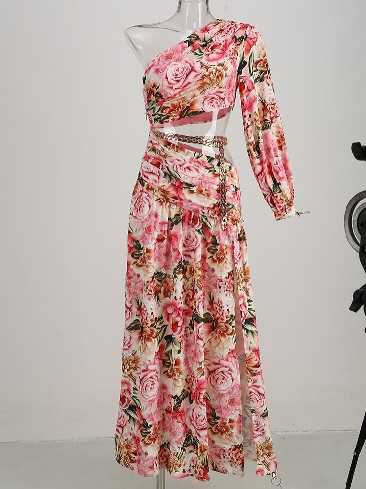 FLORAL MAXI DRESS