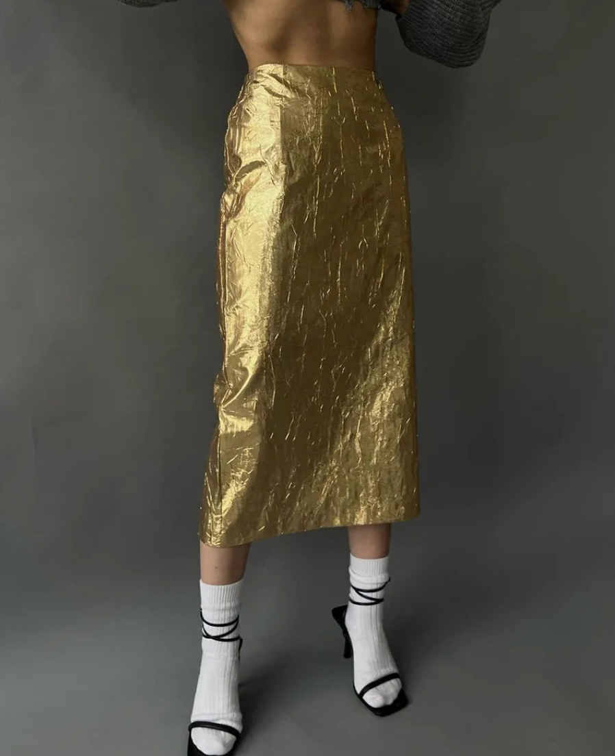 GOLD SKIRT