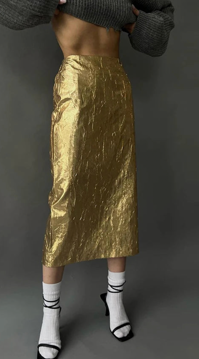 GOLD SKIRT