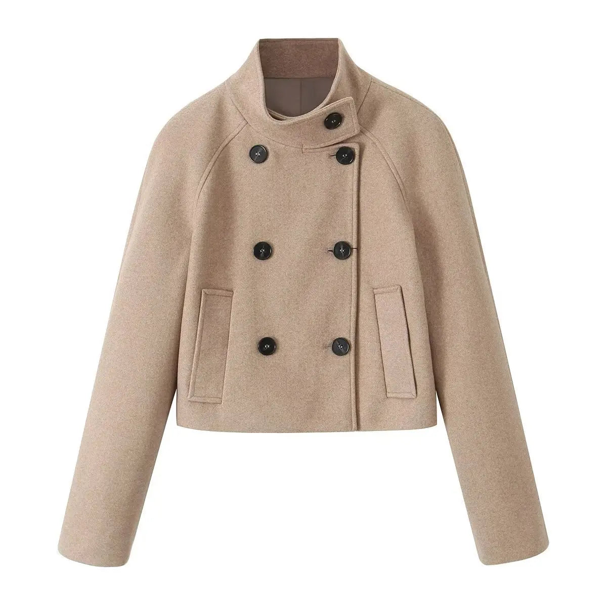 COLLAR SOLID JACKET